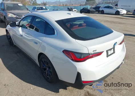 2024 BMW I4 Gran Coupe Edrive35 z USA, uszkodzony, nr VIN WBY43AW09RFT34865